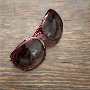 Purple Dior sunglasses